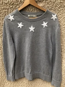 Givenchy Sweatshirt Lack Sterne Design Grau Designer Cuban Fit Pit-Pit 20 Small - Bild 1 von 10