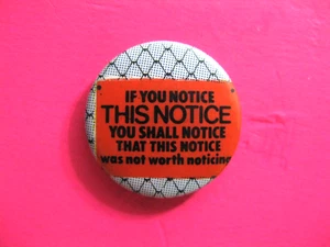 SAYINGS DE COLECCIÓN DÉCADA DE 1980 PIN DE BOTÓN INSIGNIA DE IMPORTACIÓN REINO UNIDO...... B - Imagen 1 de 2