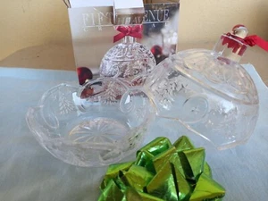 KRISTALLBAND & BAUM 5,25 Kristall bedeckt Ornament Kugel von FIFTH AVENUE * HI SANTA - Bild 1 von 8