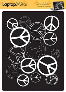 Pelle per laptop Peel and Stick Peace - Foto 1 di 1