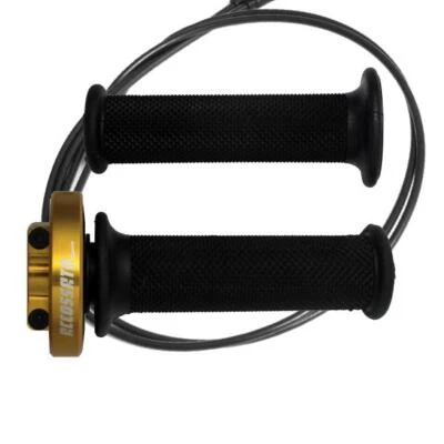 Accossato gold quick throttle control grips black Yamaha YZF R1 2007-2008 - Imagem 1 de 4