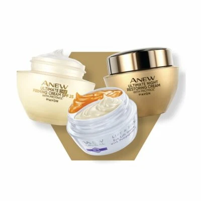 AVON Anew Ultimate Crema de Día + Noche y Sistema Lifting Doble Ojo ¡JUEGO!  Foto 1 de 4