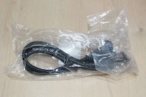 Official Microsoft Xbox ONE EU Euro 2 Pin Mains Power Supply Lead Cable Black - Picture 1 of 3