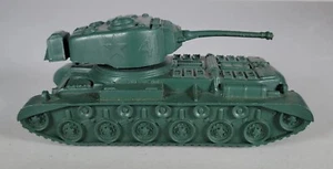 Vintage Early Marx Toys U.S. Army Tank #41 Vehicle War Forest Green Accessory #F - Picture 1 of 9