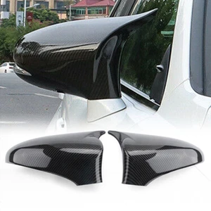 Carbon Fiber Style Mirror Cover Cap For Lexus IS XE30 2014-18 IS250 IS300h IS350 - Picture 1 of 12