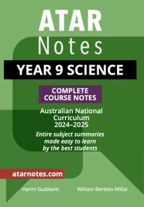 ATAR Notes Year 9 Science Complete Course Notes - Picture 1 of 15