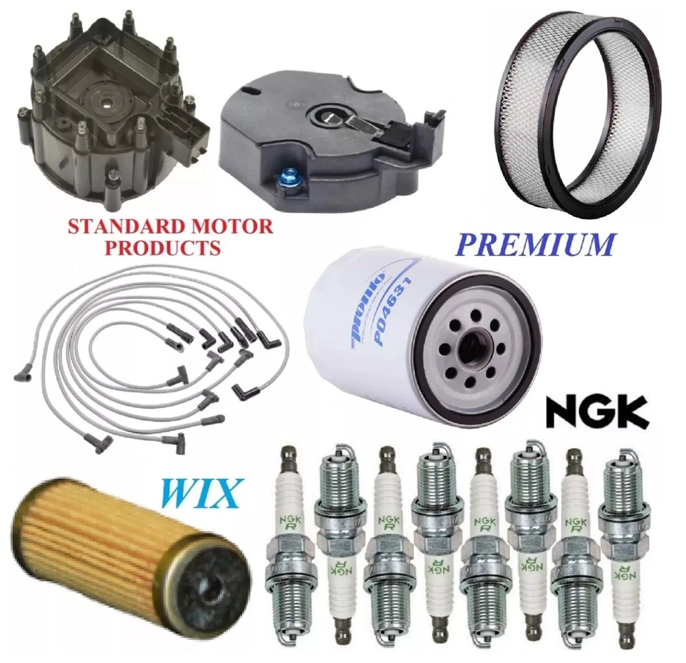 Tune Up Kit Filters Cap Wire Spark Plugs For GMC C2500 Suburban V8 5.0L 1985 - Image 1 of 1