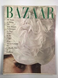Harper's Bazaar Magazine April 1961 Fashion Tamara Nyman (Foldout Cover) Avedon - Picture 1 of 14