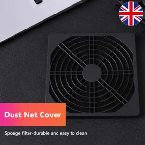 5pcs 60mm 80mm 90mm 120mm PC Case Fan Dust Filter Screen Plastic Dustproof Grill - Afbeelding 1 van 16