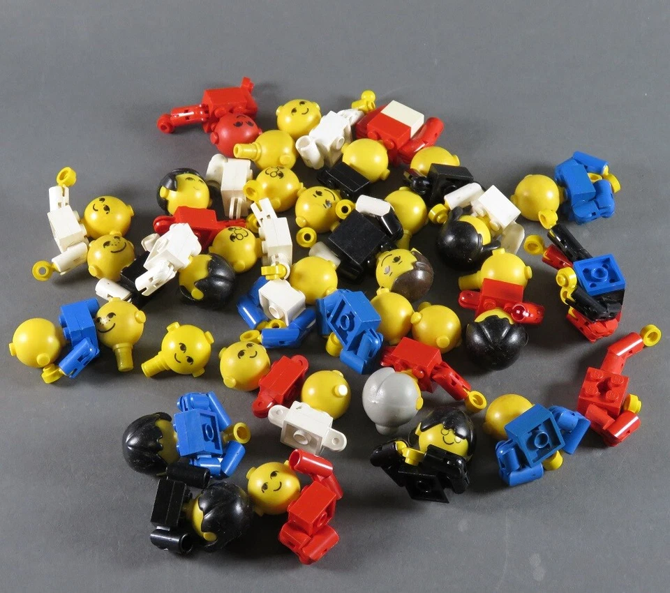  LEGO® Konvolut Homemaker Großkopf Figur Kopf Arme alt 70er Jahre 685px Maxifig  - Bild 1 von 1