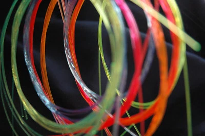 BULLSEYE FIBER OPTICS FIBER OPTIC STRAND 12" Piece .010" Dia. for Archery Bow Sights🎯🇺🇸