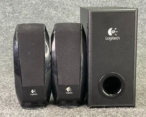 Logitech S220 Wired Computer Speaker System with Subwoofer - Black - Picture 1 of 17