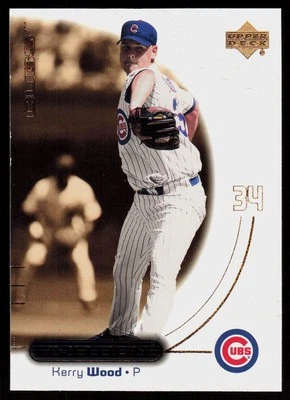 2001 Upper Deck Ovation Kerry Wood #37 BASEBALL Chicago Cubs - Image 1 of 2