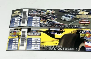 🏎️  October 16 & 17, 2004 NASCAR Cup and Busch Series (2) Tickets - Picture 1 of 15