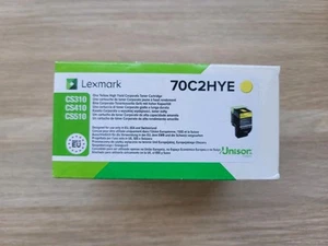 Lexmark 702HY Cartouche de Toner - Jaune (70C2HYE) - Photo 1/7