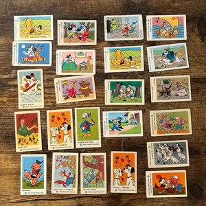 Lote de tarjetas coleccionables Disney años 60 (23) - Pato Donald Mickey Mouse Pluto - Imagen 1 de 2