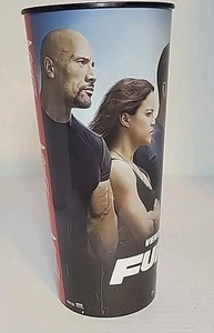Fast and the Furious Furious 7 44oz Movie Cup Vin Diesel Paul Walker The Rock - Picture 1 of 3