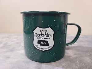 Berkshire Hathaway 2025 Metal Camping Cup Omaha, Ne Green Camp Berkshire - Picture 1 of 7