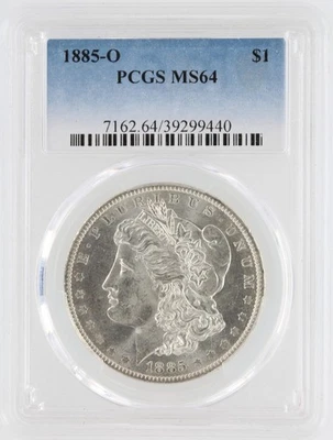 1885-O Morgan Dollar PCGS MS64 New Orleans Minted Silver Dollar No Reserve - Image 1 of 4