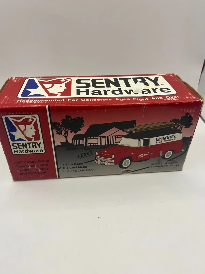 Liberty Sentry Hardware 1957 Dodge D-100 Town Panel Coin Bank 1/25 Diecast NEW - Image 1 of 4