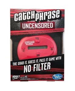 New - Catch Phrase Uncensored Handheld Electronic Game Adult Teams 2016 Hasbro - Picture 1 of 6