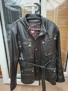 Warrior Mens PREMIUM Motorcycle CE Armour Genuine Cowhide Leather Bikers Jacket - Picture 1 of 5
