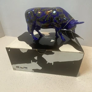 Estatuilla de vaca para cada año nuevo Cow Parade, artículos de regalo Westland, caja y etiqueta #9184 - Imagen 1 de 11