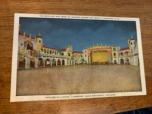 Postal Aragon Ballroom Chicago - Imagen 1 de 2
