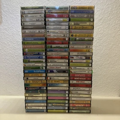 MC Konvolut Schlager , Volksmusik und Evergreens Sammlung - 90 Musik Kassetten  - Bild 1 von 4