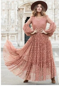 Abito Joyfolie Mia Joy Ember - Desert Sand Nuovo con etichette taglia M - Foto 1 di 5