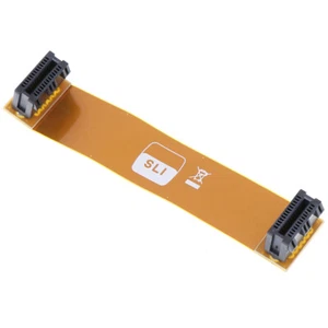 Flexible 80mm SLI Bridge xI-E Cable Video Card Connector UPJ JfJCAUB H4J^qiB.hw - Picture 1 of 9