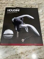 Hiudini Lever Corkscrew Foil Cutter And Spare Spiral Included New Open Box