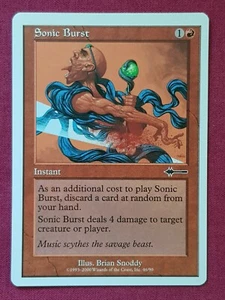 Magic The Gathering BEATDOWN BOX SET SONIC BURST single red card MTG - Picture 1 of 2