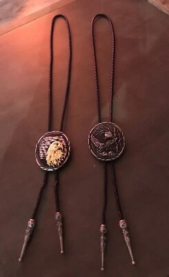 2 Broschen ( Cowboy Krawatte) - Bild 1 von 4