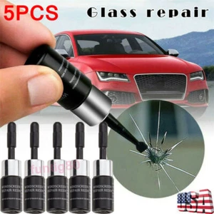 2025 New Auto Glass Nano Repair Fluid Car Windshield Resin Crack Tool Kit - 5Pcs - Picture 1 of 12