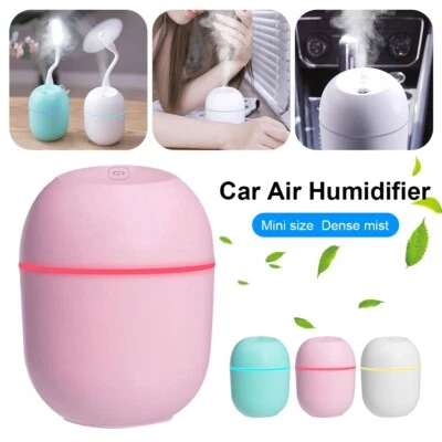 220ml Air Humidifier Mini USB Car Home Aroma Essential Oil Diffuser Purifier - Image 1 of 4