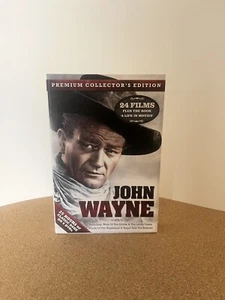 John Wayne - Premium Collector's Edition (24 Films & Book) DVD Box Set - Bild 1 von 14