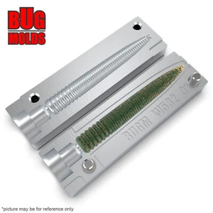 Bait DIY Fishing Mold Soft Plastic Baits Lure Plastisol Bass WormStick - Picture 1 of 3