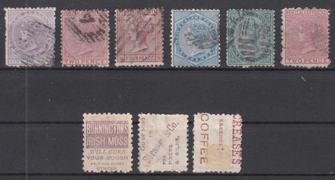 MZ20702/ NEW ZEALAND - VICTORIA - 1878 / 1900 USED SELECTION - CV 305 $ Cover