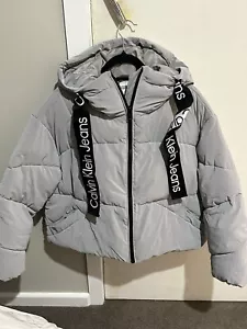 CALVIN KLIEN Mercury Grey JACKET.SIZE.medium Puffer RRP$ 350 - Picture 1 of 5