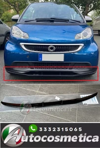 Splitter Spoiler Verlängerung für Smart 451 07-14 Stoßstange vorne schwarz glänzend - Bild 1 von 8