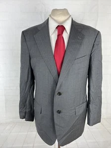 Brooks Brothers Men's Gray Striped Wool Suit 40R 34X27 $1,498 - Picture 1 of 19