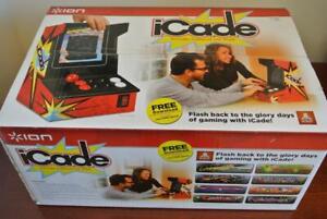 SEALED Ion iCade Video Table Top Arcade Bluetooth Cabinet For iPad & Tablets