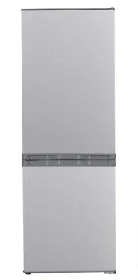 PKM Kühlgefrierkombination KG230KHEIX 173L Inox silber Kühlschrank LED