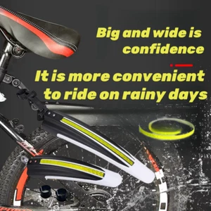 Bike Fender Adjustable Mudguard Front/Rear Fender Set Cycling Fenders - Picture 1 of 36