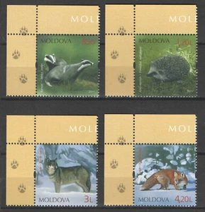 Moldova 2011. Wild animals nice set MNH (**) - Picture 1 of 1