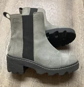 Sorel Joan Now Chelsea Women's Casual Boots, Quarry/Black, W8.5 Used - Picture 1 of 10