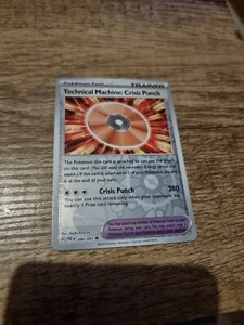 Paldean Fates Technical Machine Crisis Punch Uncommon 090/091 Reverse Holo  - Picture 1 of 1