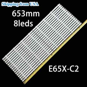 LED Strip FULL SET LB65018(16)for Vizio D65U-D2 D65-D2 E65X-C2 EX-65T27E02-3D772 - Picture 1 of 8
