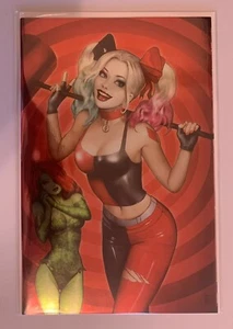 HARLEY QUINN 23 NATHAN SZERDY 616 Virgin FOIL Variante C EDERA VELENOSA - QUASI NUOVA - Foto 1 di 1
